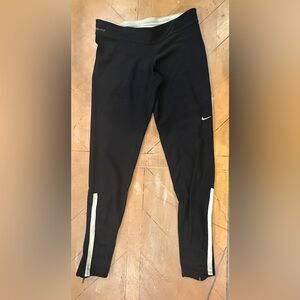 Nike Epic Run Running Tights – Zip Ankle – Zipper Pocket Size Medium